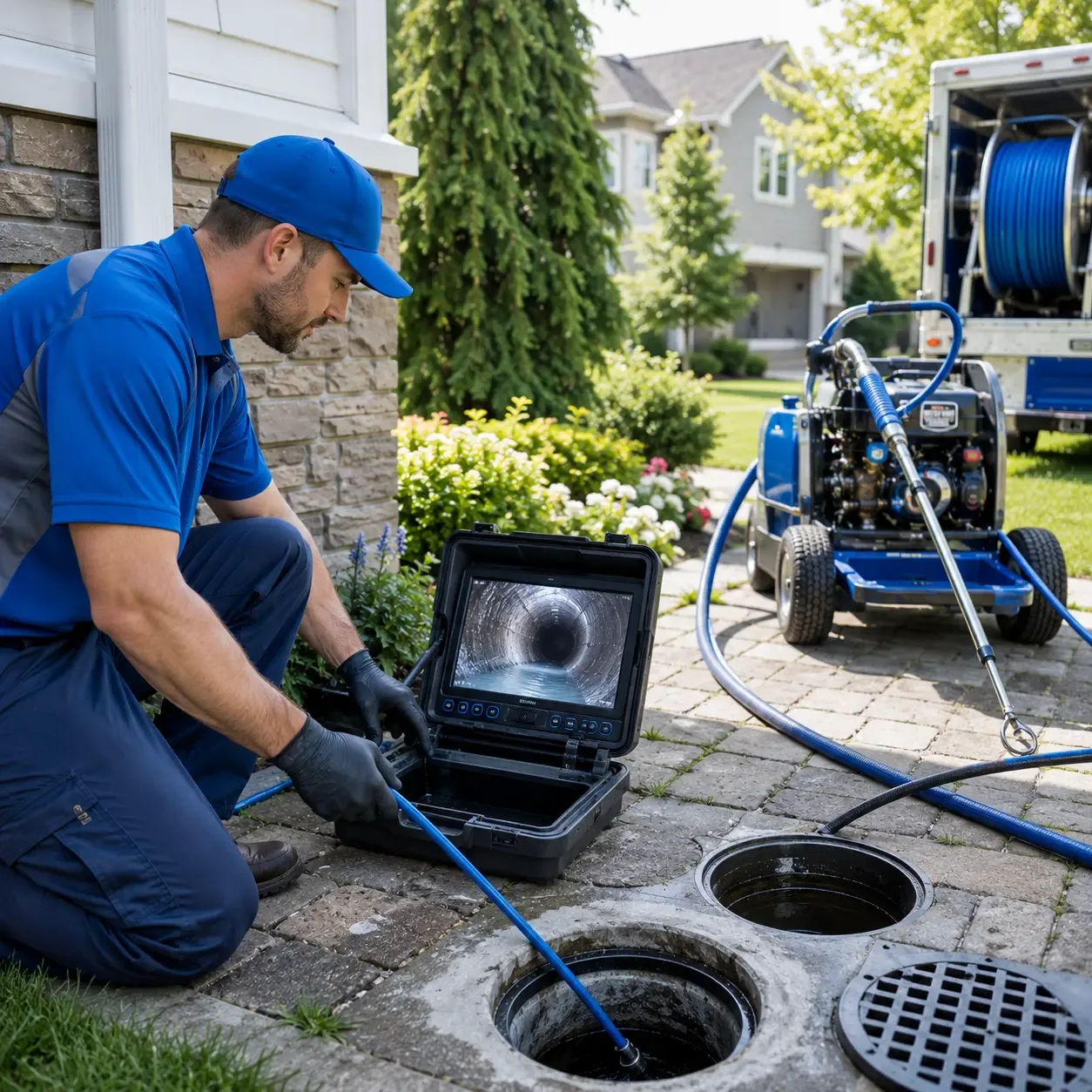 Outdoor drain cleaning professionals serving Gerlaw, IL